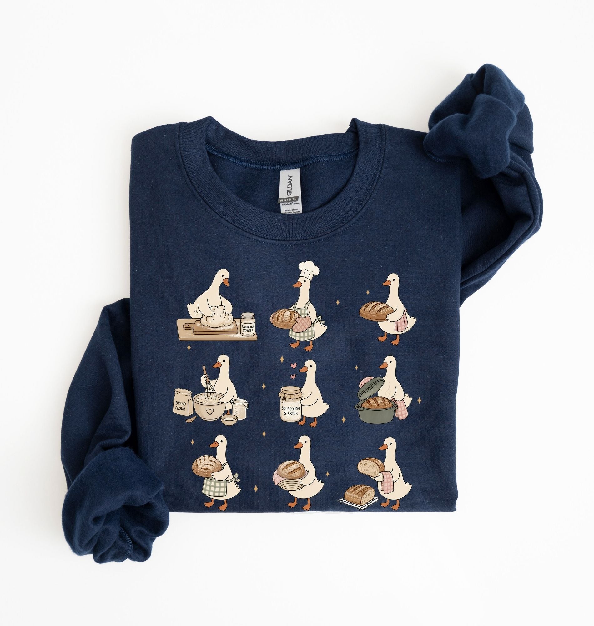 Sourdough Goose Sweatshirt | Cute Bread Baker Gift 3