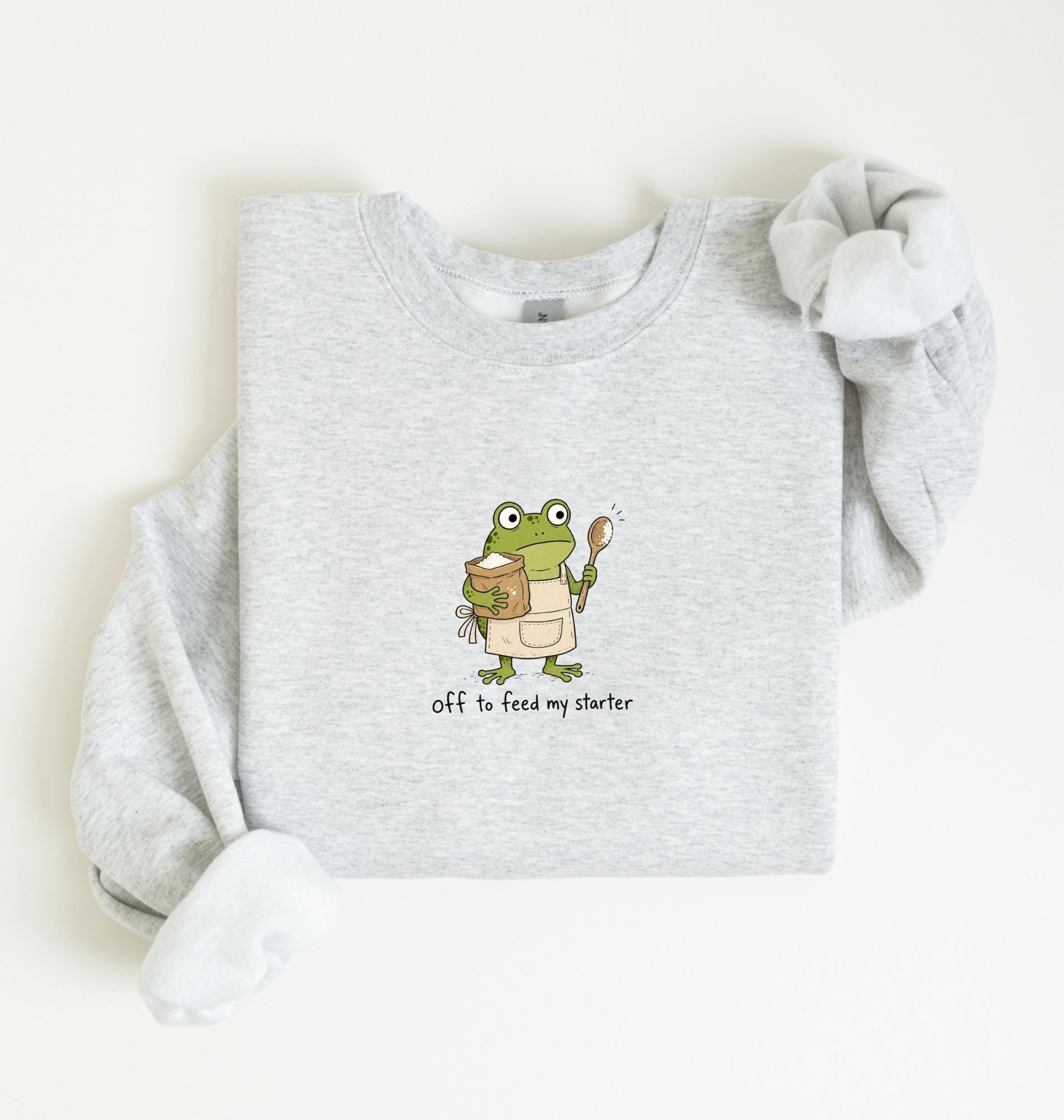 Sourdough Sweatshirt | Off to Feed My Starter Frog 2