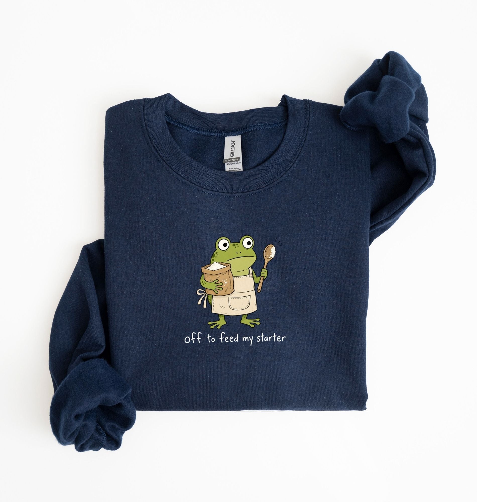 Sourdough Sweatshirt | Off to Feed My Starter Frog 4