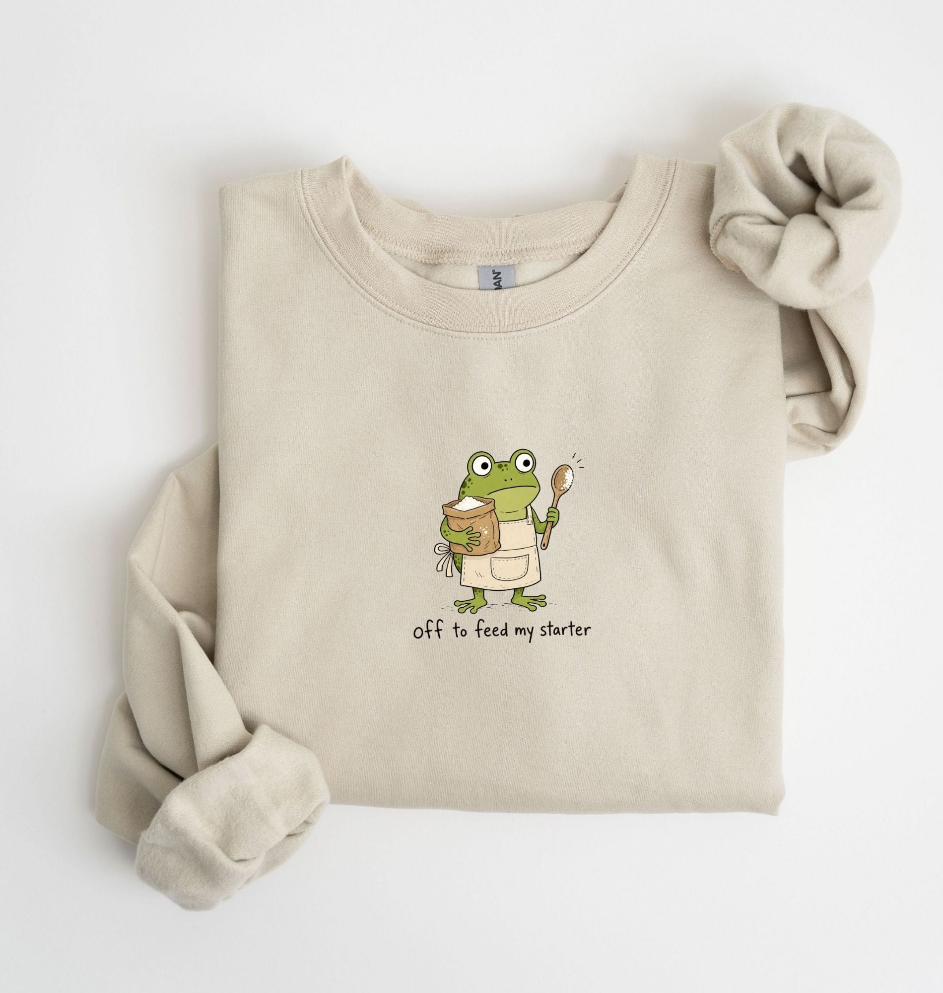 Sourdough Sweatshirt | Off to Feed My Starter Frog 5