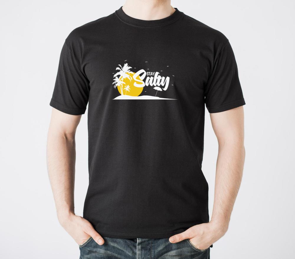 Stay Salt Palm Beach Tree Vacation - Unisex Standard T-Shirt