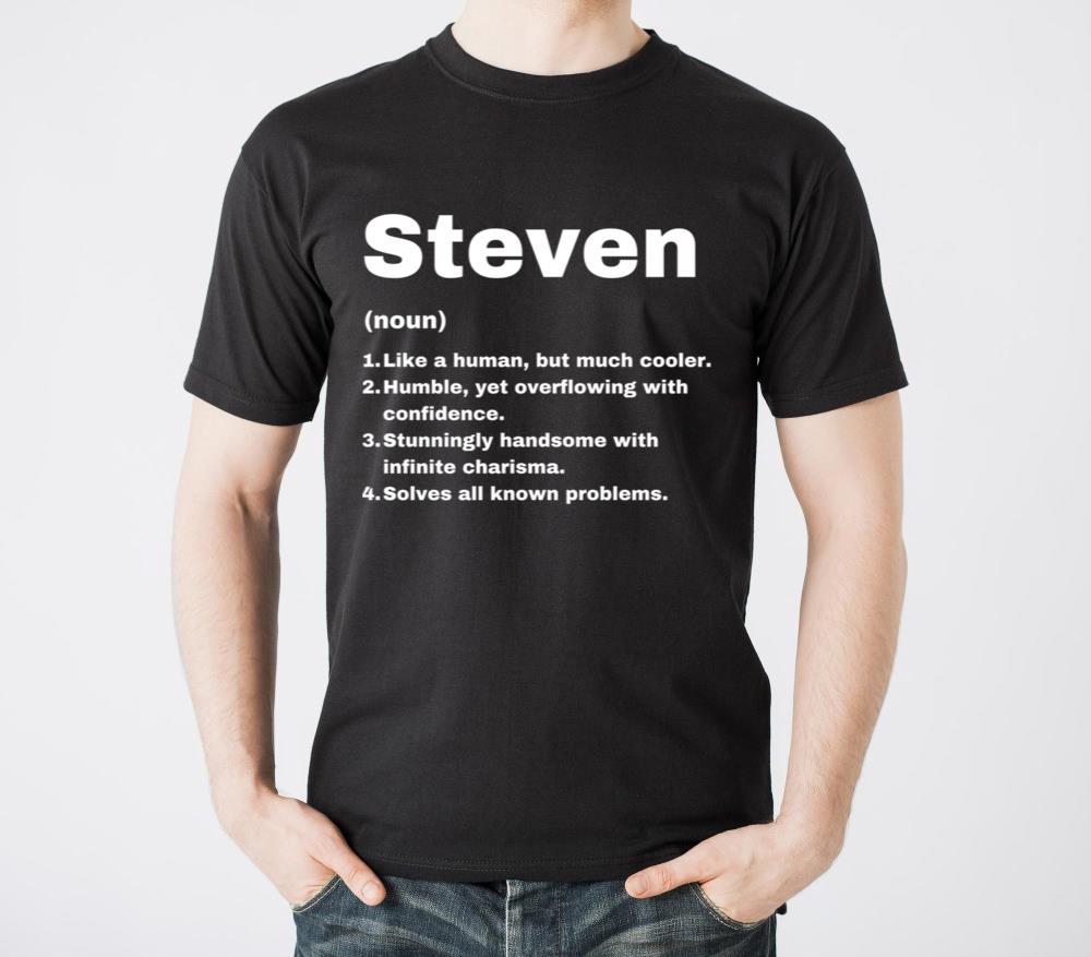 Steven Custom Name Definition - Unisex Standard T-Shirt