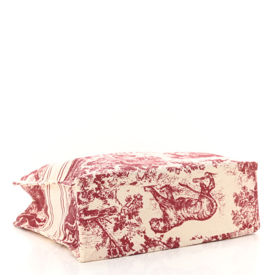 Straw Dioriviera Tote Red - Image 4