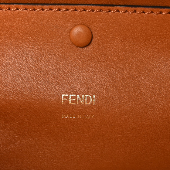 Straw Vitello King Woven Baguette Brandy - Image 6