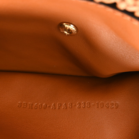 Straw Vitello King Woven Baguette Brandy - Image 7