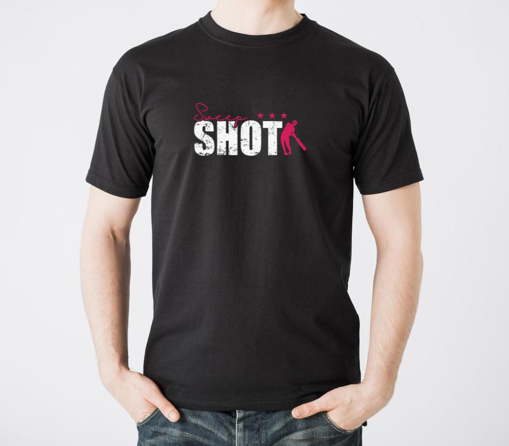Sweep Shot Cricket - Unisex Standard T-Shirt