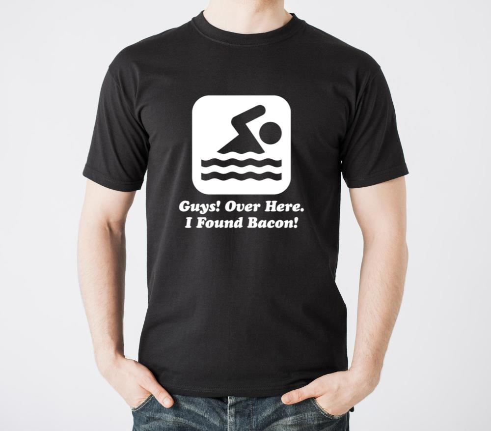 Swimmer Over Here I Found Bacon - Unisex Standard T-Shirt