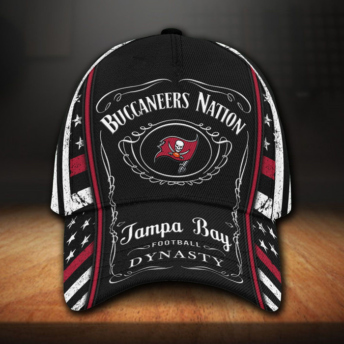Tampa Bay Buccaneers And Jack Daniel 3D BaseBall Cap CNI607