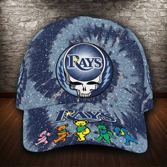 Tampa Bay Rays x Grateful Dead 3D Classic Baseball Cap CNI1816