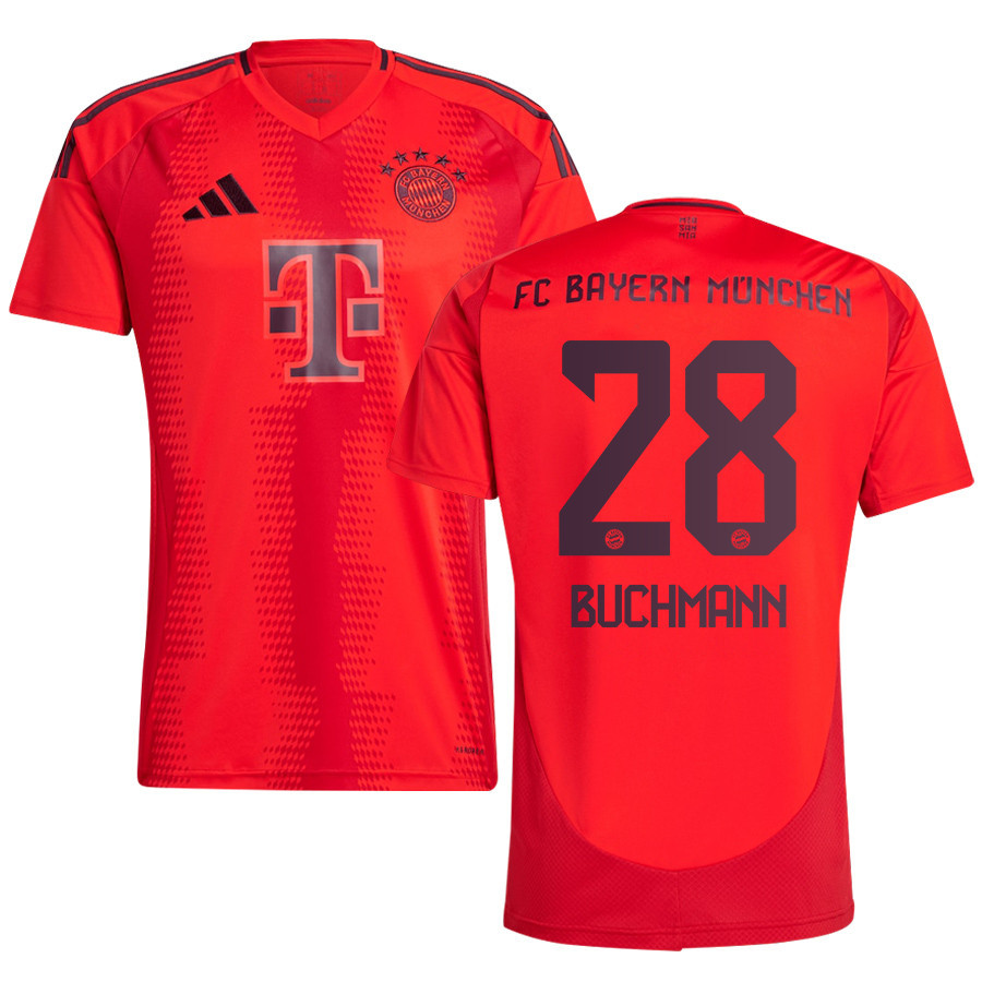 Tarek Buchmann 28 Bayern Munich 2024/25 Home Jersey - Red