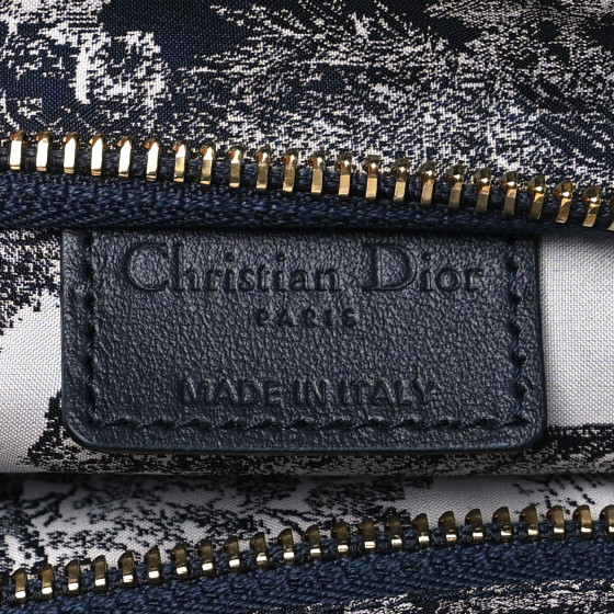 Technical Fabric Toile De Jouy Reverse Diortravel Zipped Pouch Blue Multicolor - Image 6