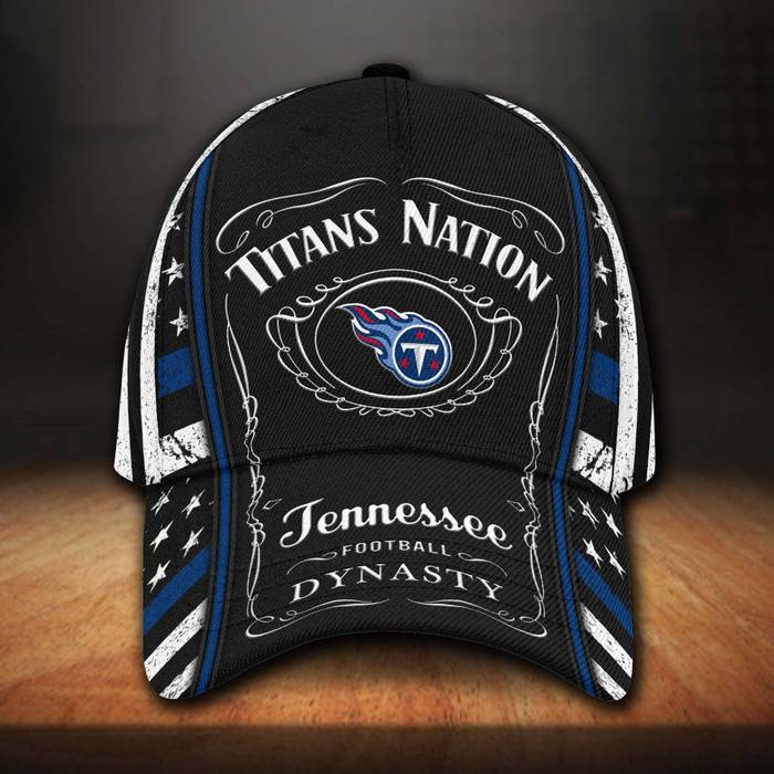 Tennessee Titans And Jack Daniel 3D BaseBall Cap CNI960