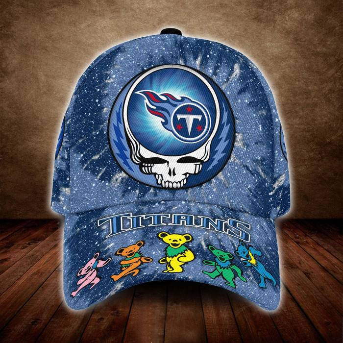 Tennessee Titans x Grateful Dead 3D Classic Baseball Cap CNI1641