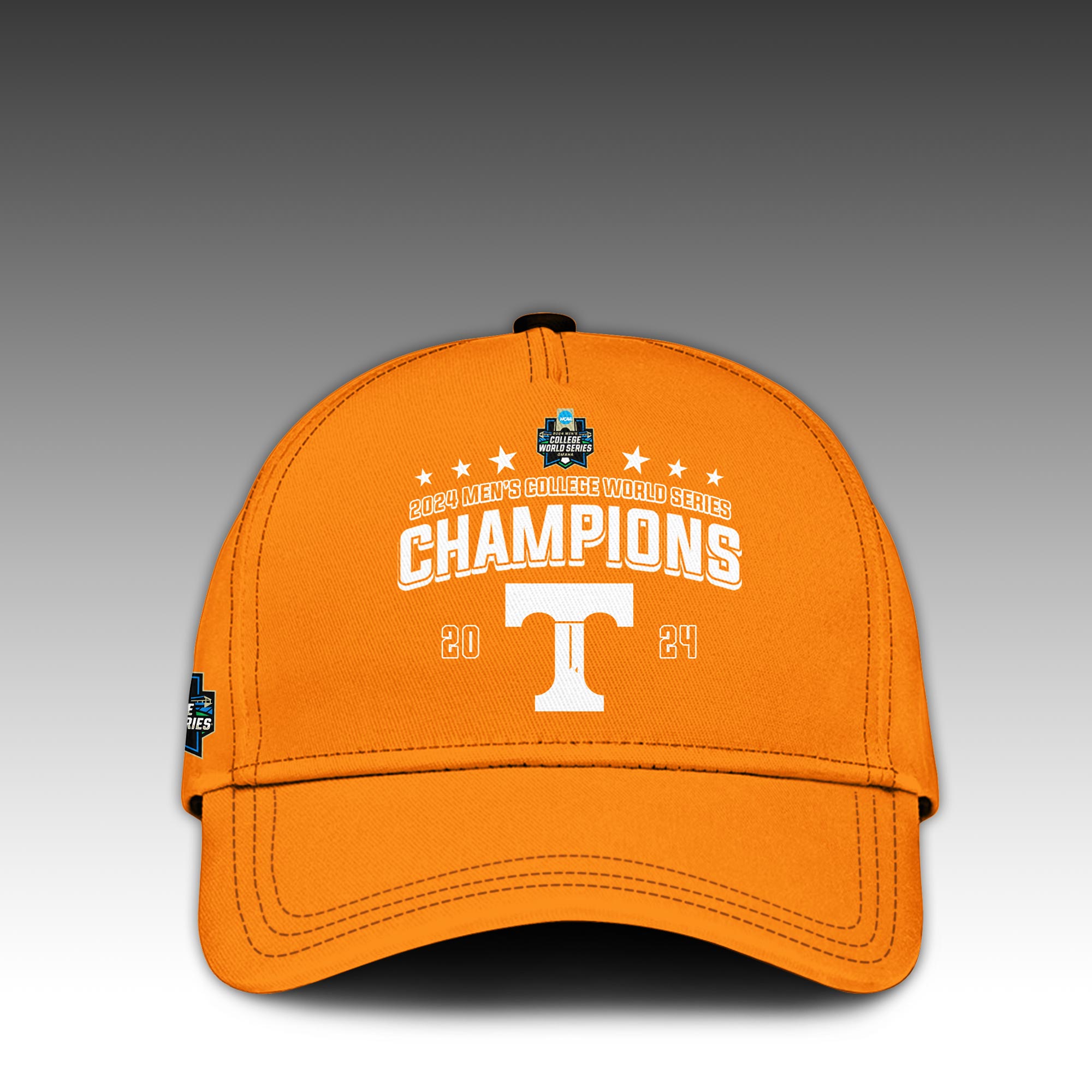 Tennessee Volunteers Baseball Champions 2024 Ncaa College World Classic Cap Ftv1054