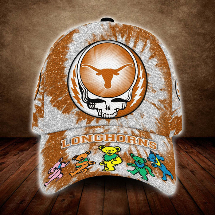 Texas Longhorns And Grateful Dead Band 3D BaseBall Cap CNI888