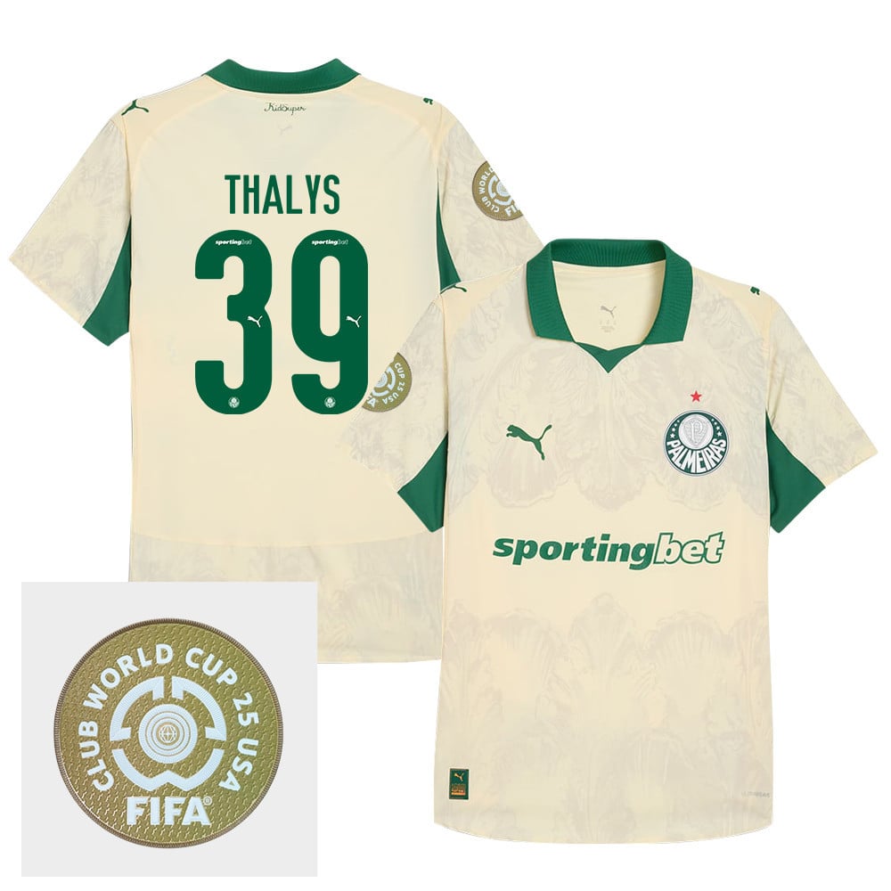 Thalys 39 SE Palmeiras x KidSuper 2025/26 FIFA Club World Cup 25 USA Patch Men Jersey - Yellow