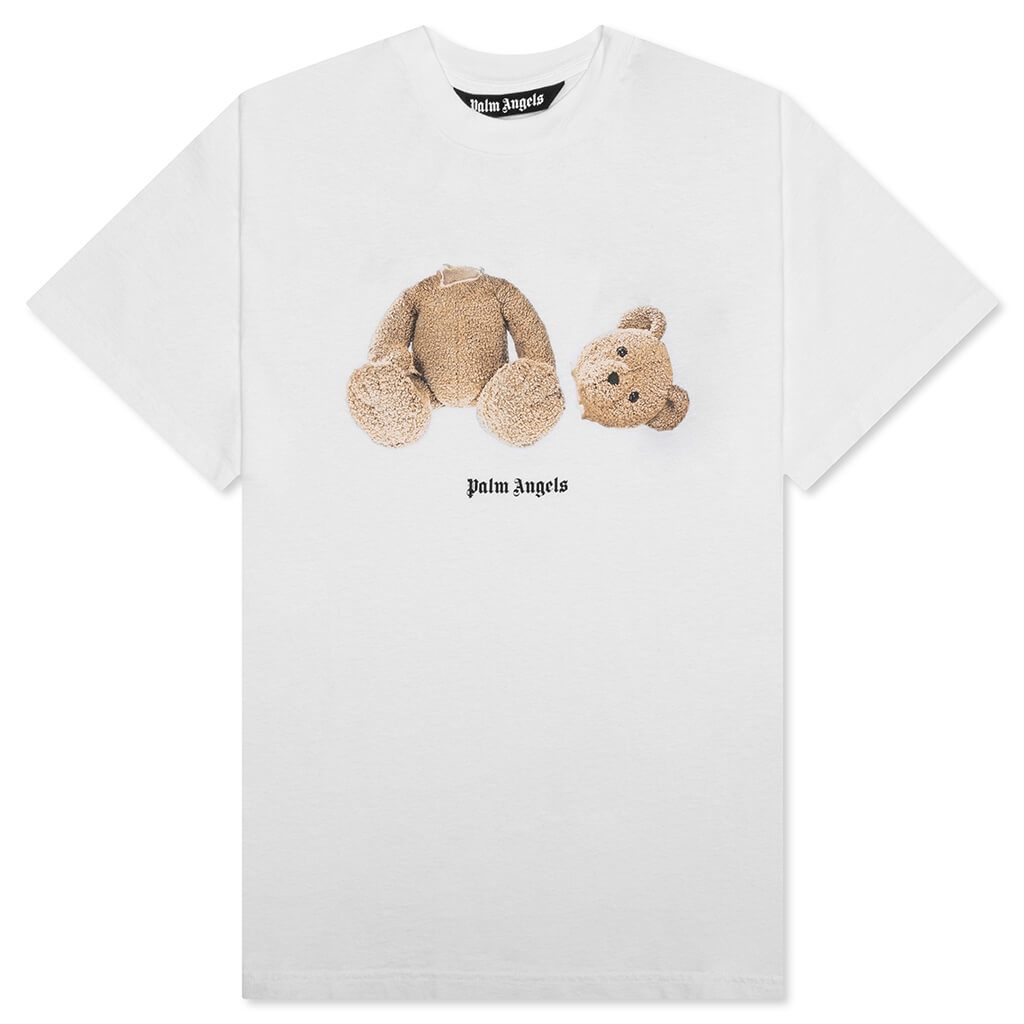 The Palm Angels Bear Classic Tee - White/Brown