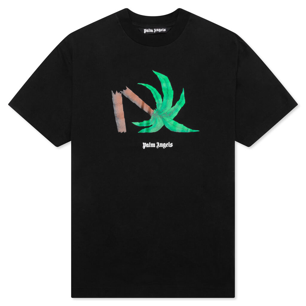 The Palm Angels Broken Palm Classic Tee - Black/Green