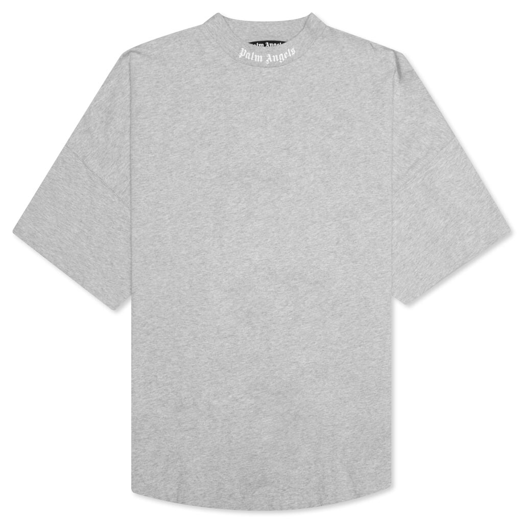 The Palm Angels Classic Logo Over Tee - Melange Grey