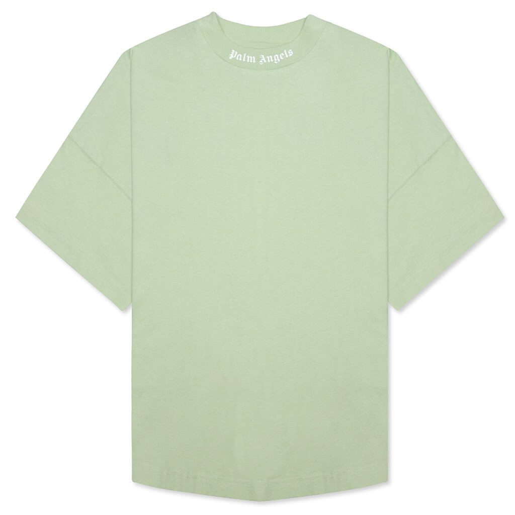 The Palm Angels Classic Logo Over Tee - Mint/White