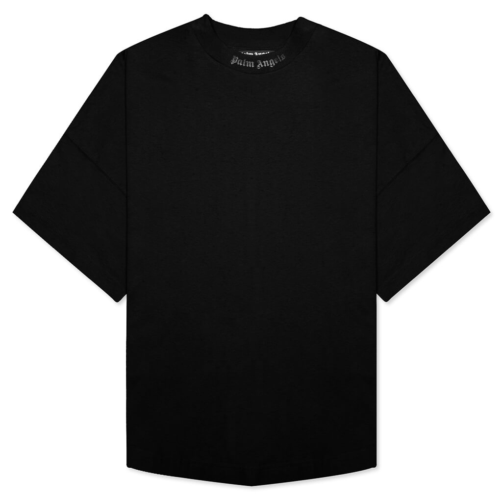 The Palm Angels Glitter Classic Logo Over Tee - Black/Black
