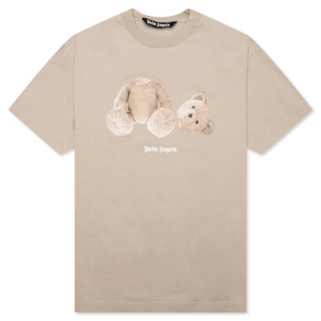 The Palm Angels PA Bear Classic Tee - Beige/Brown