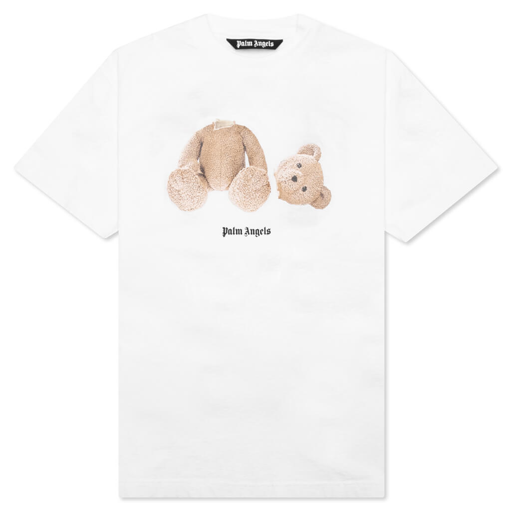 The Palm Angels PA Bear Classic Tee - White/Brown