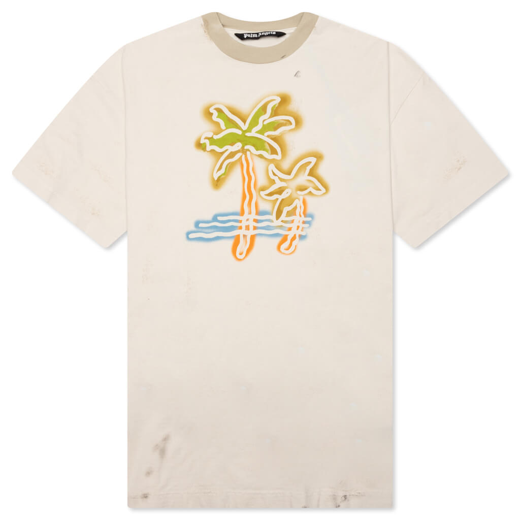 The Palm Angels Palm Neon Tee - Off White