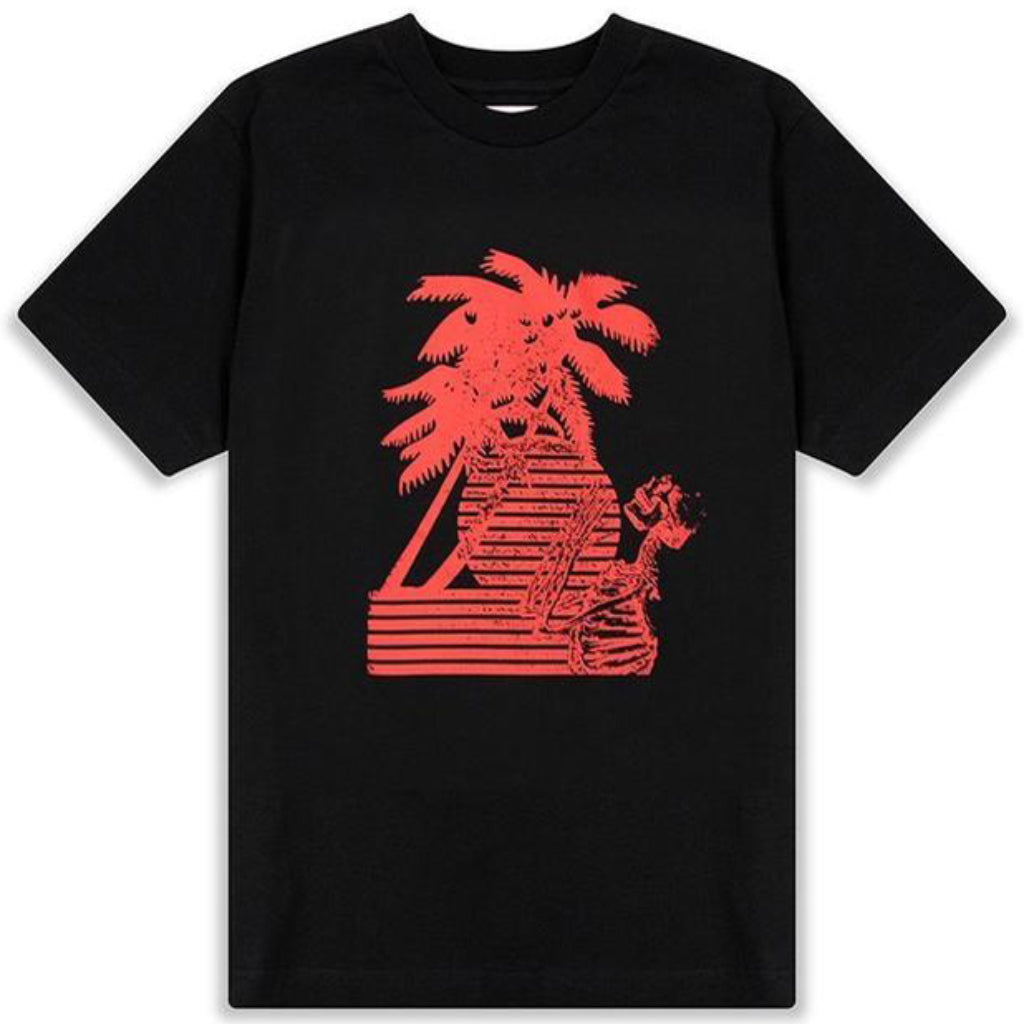 The Palm Angels Prayer Tee - Black/Red