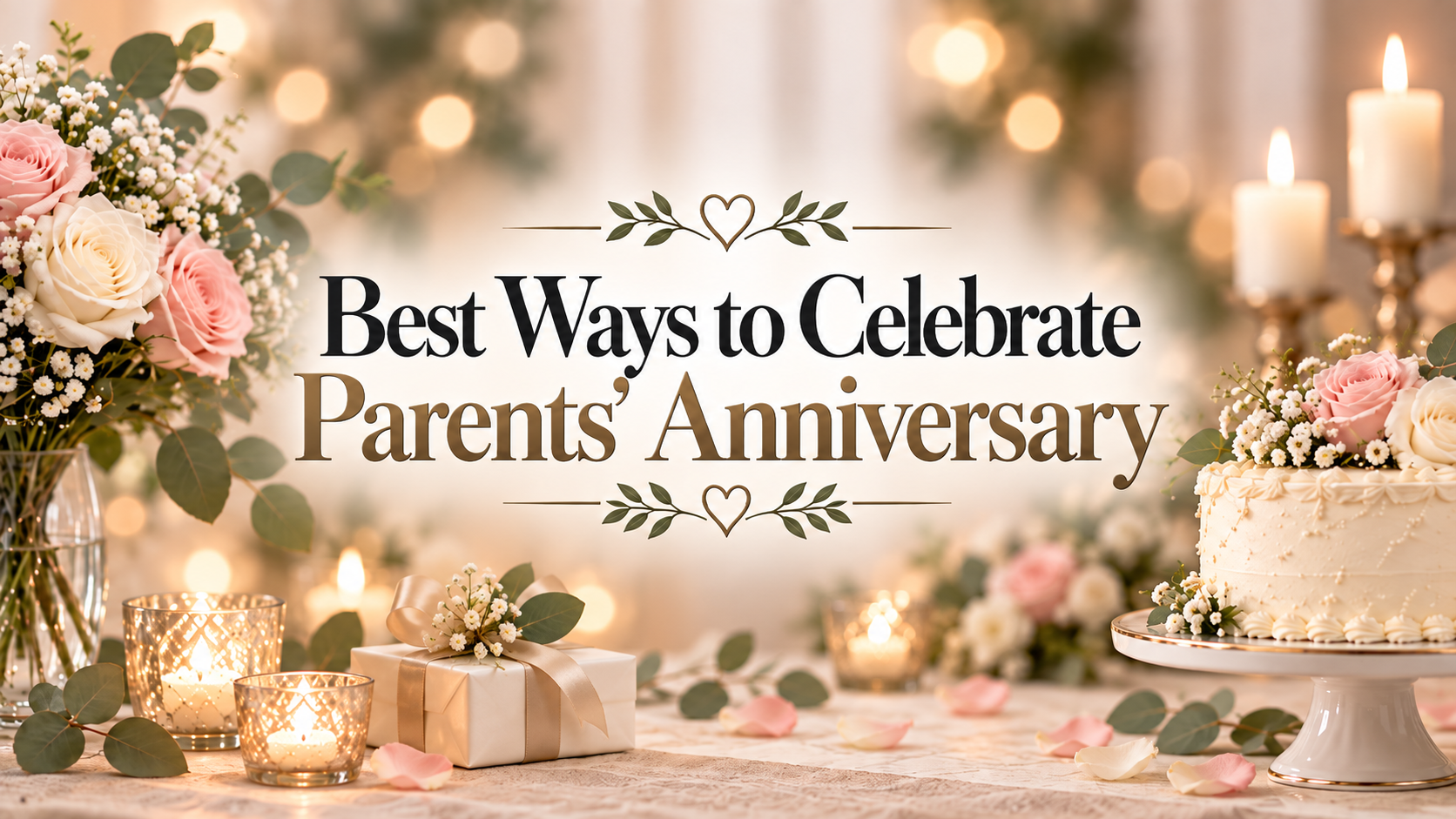 Best Ways to Celebrate Parents' Anniversary Party Ideas