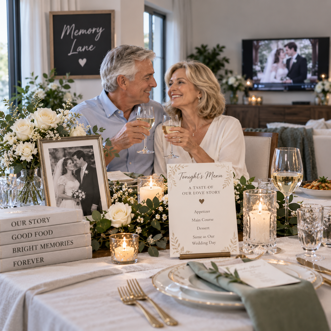 Things to Do for Your Parents' Anniversary: Host a Nostalgic "Memory Lane" Dinner