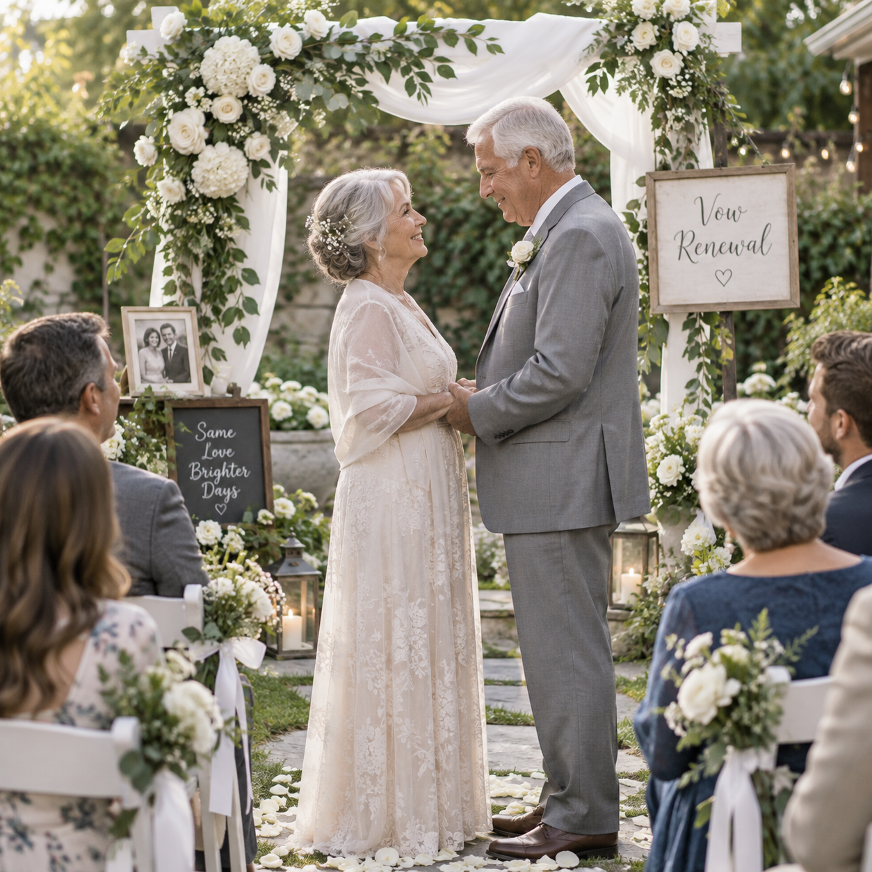 Things to Do for Your Parents' Anniversary: Organize an Intimate Vow Renewal