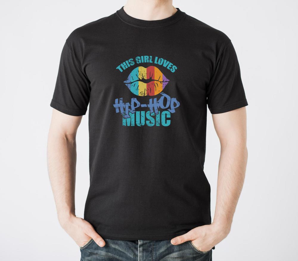 This Girl Loves Hip Hop Music Genre - Unisex Standard T-Shirt