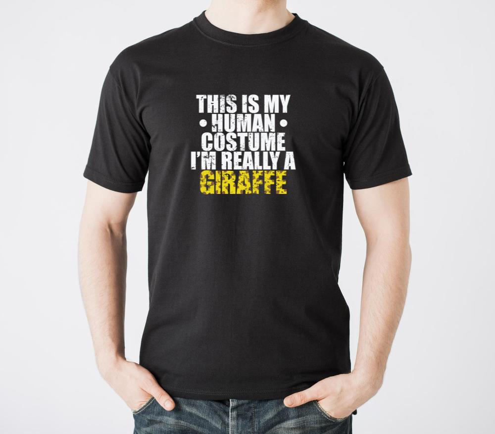 This is my Human Costume Im Really a Giraffe - Unisex Standard T-Shirt
