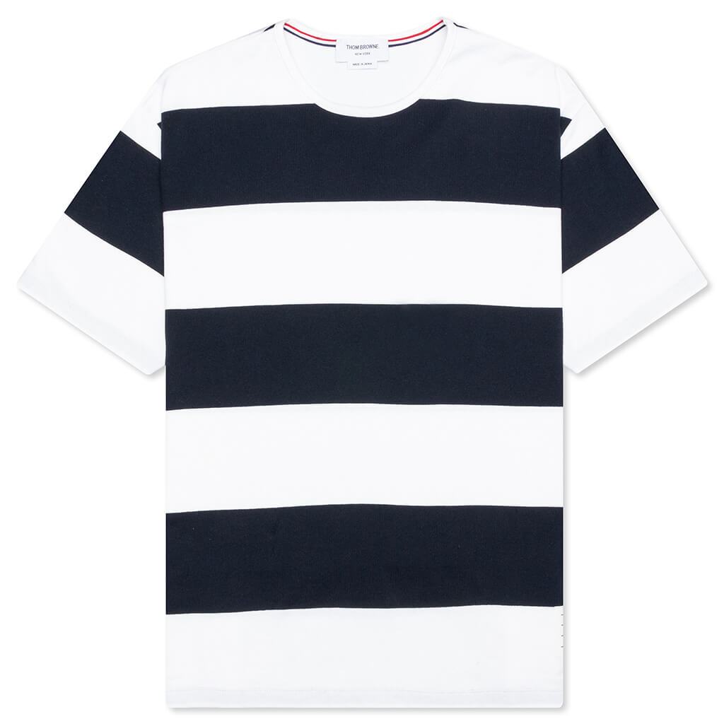 Thom Browne Boxy S/S Tee - Navy