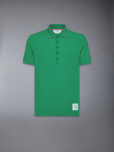 THOM BROWNE CLASSIC PIQUE 4-BAR POLO -Â LT GREEN