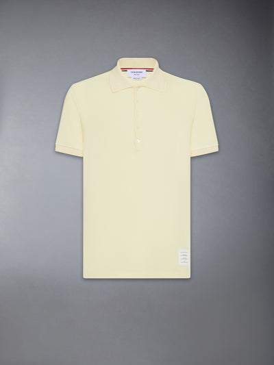 THOM BROWNE CLASSIC PIQUE 4-BAR POLO -Â YELLOW