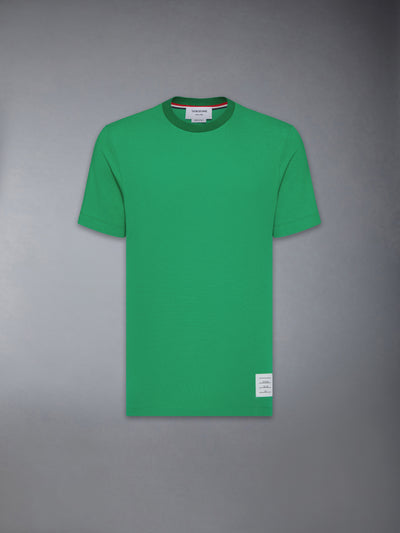 THOM BROWNE CLASSIC PIQUE 4-BAR TEE - LT GREEN