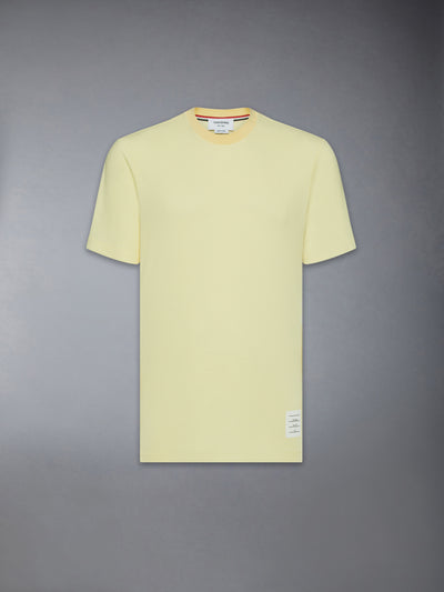 THOM BROWNE CLASSIC PIQUE 4-BAR TEE - YELLOW