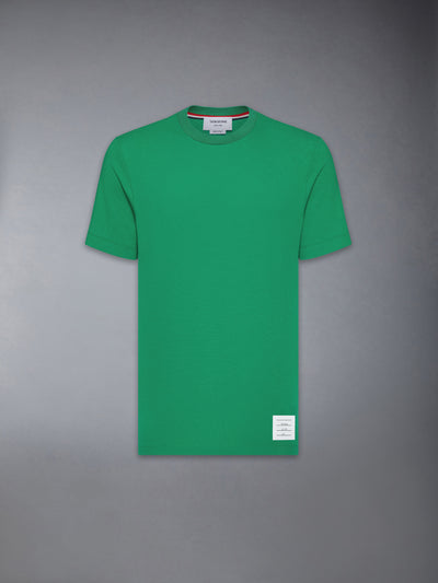 THOM BROWNE CLASSIC PIQUE 4-BAR TEE -Â LT GREEN