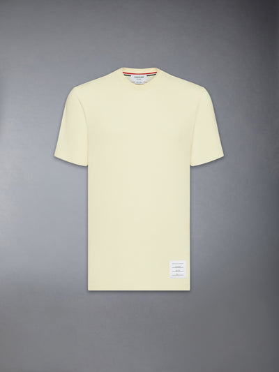 THOM BROWNE CLASSIC PIQUE 4-BAR TEE -Â YELLOW