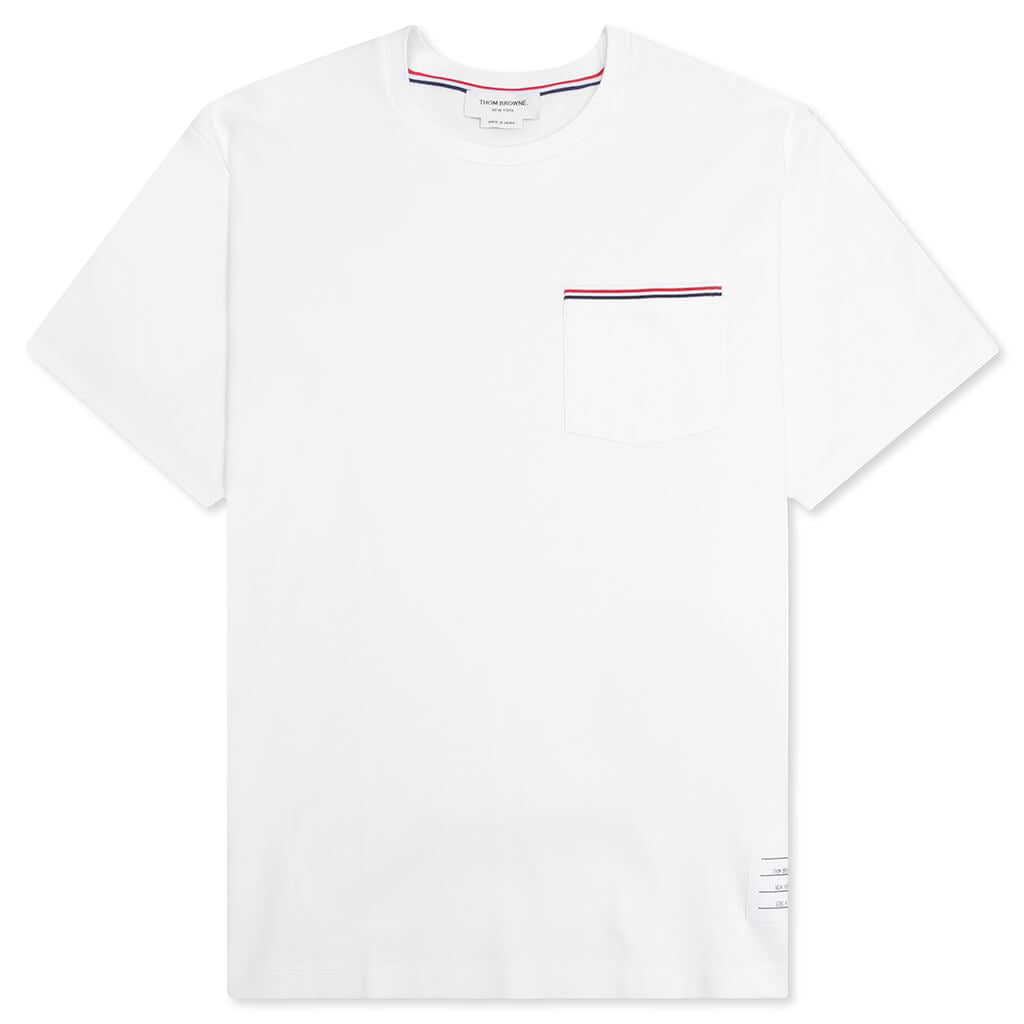 Thom Browne Oversized S/S Pocket Tee - White