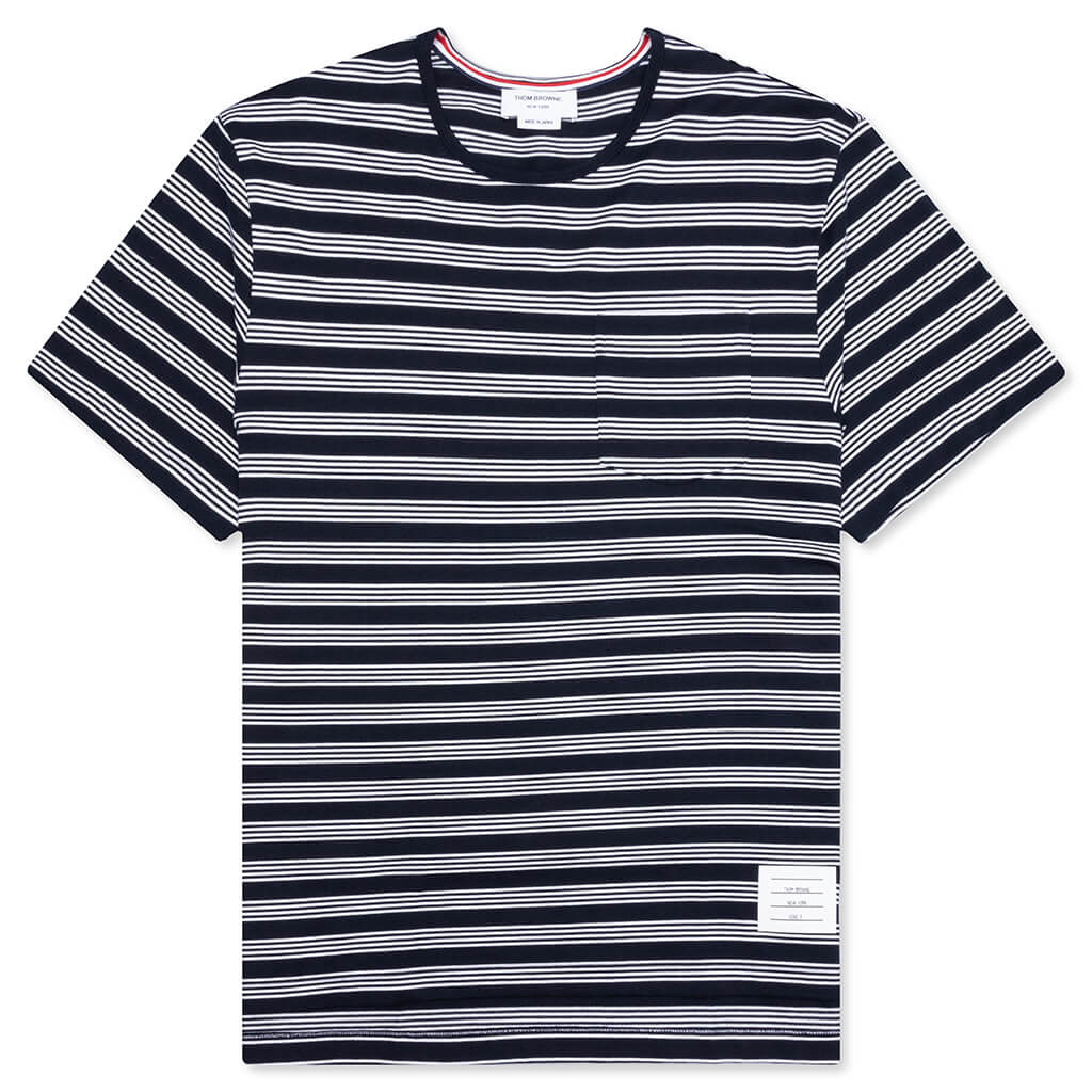 Thom Browne Pocket Tee - Navy
