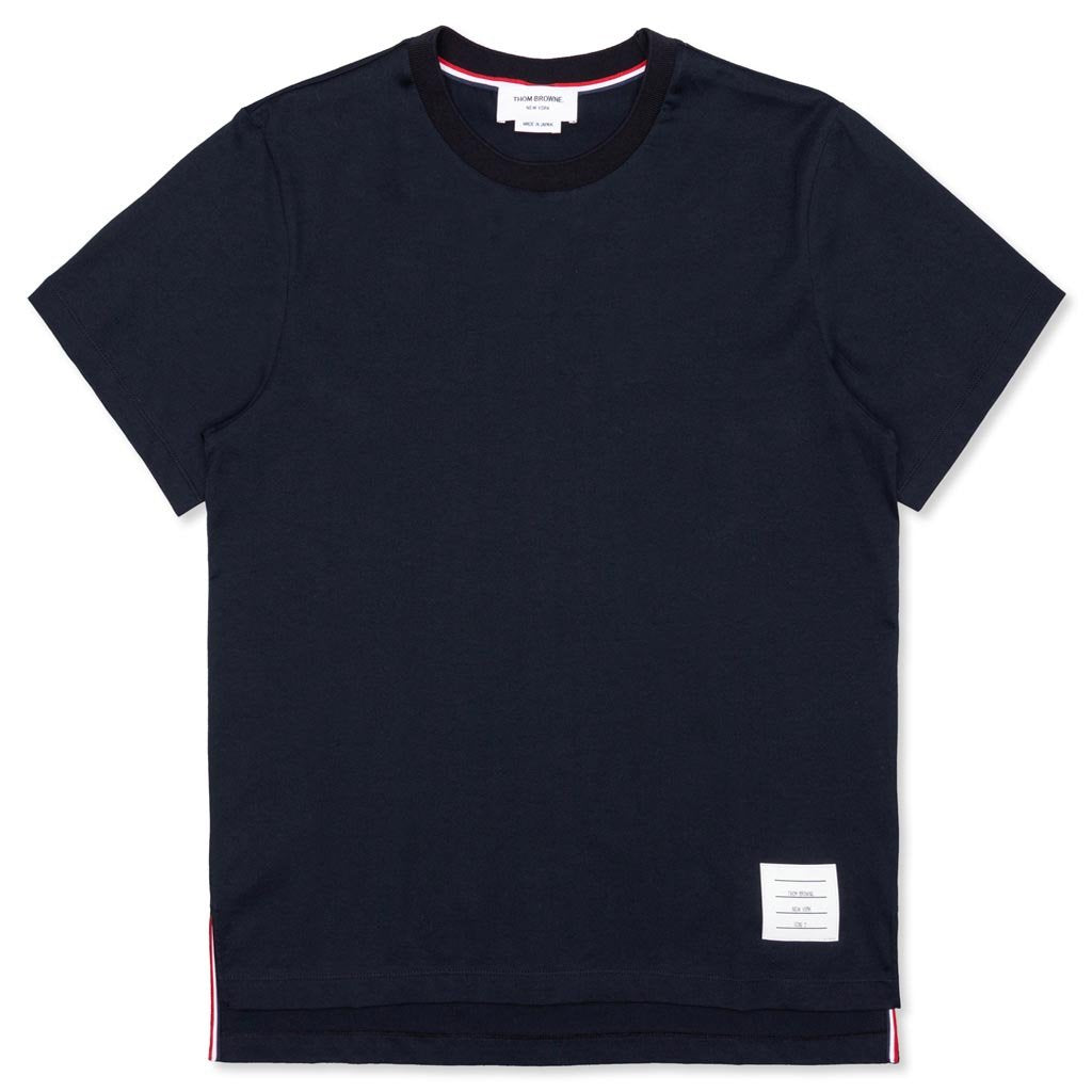 Thom Browne Relaxed Fit S/S Tee - Navy