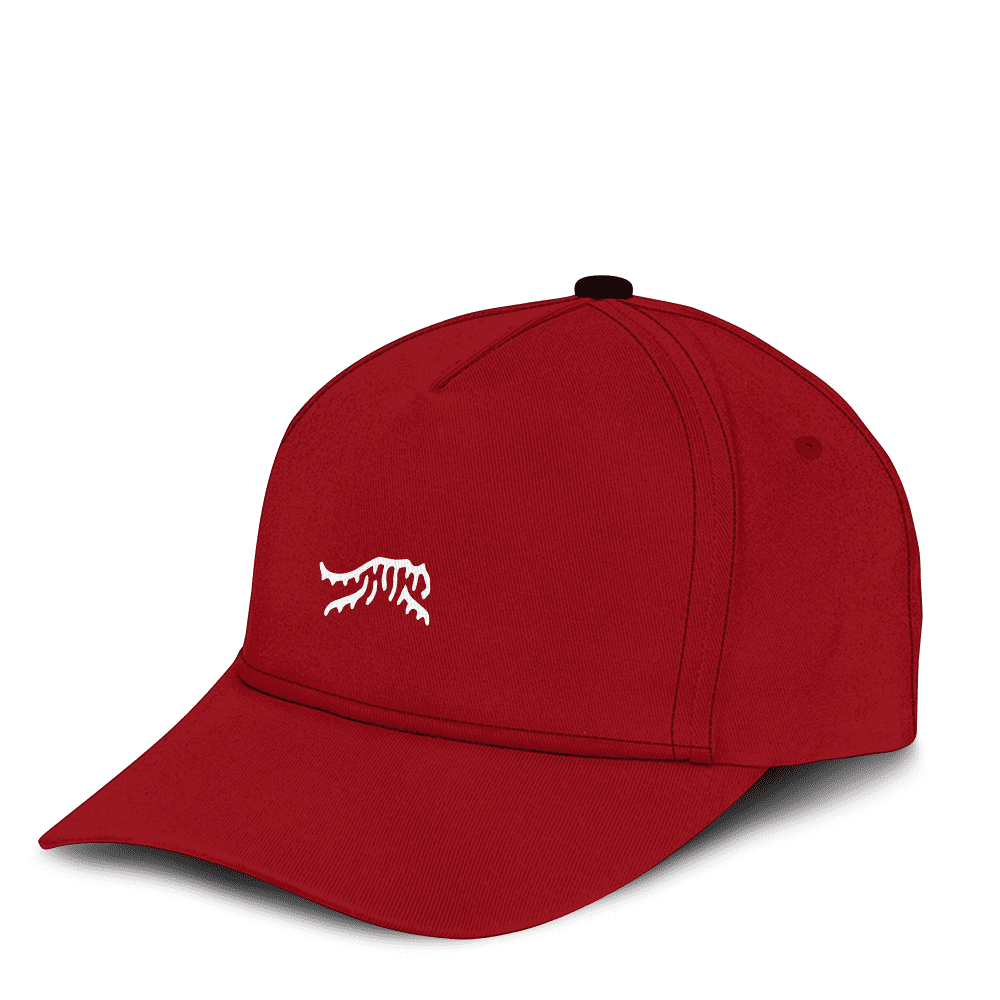 Tiger Woods Golf Logo Print Classic Cap Red Wpl1127