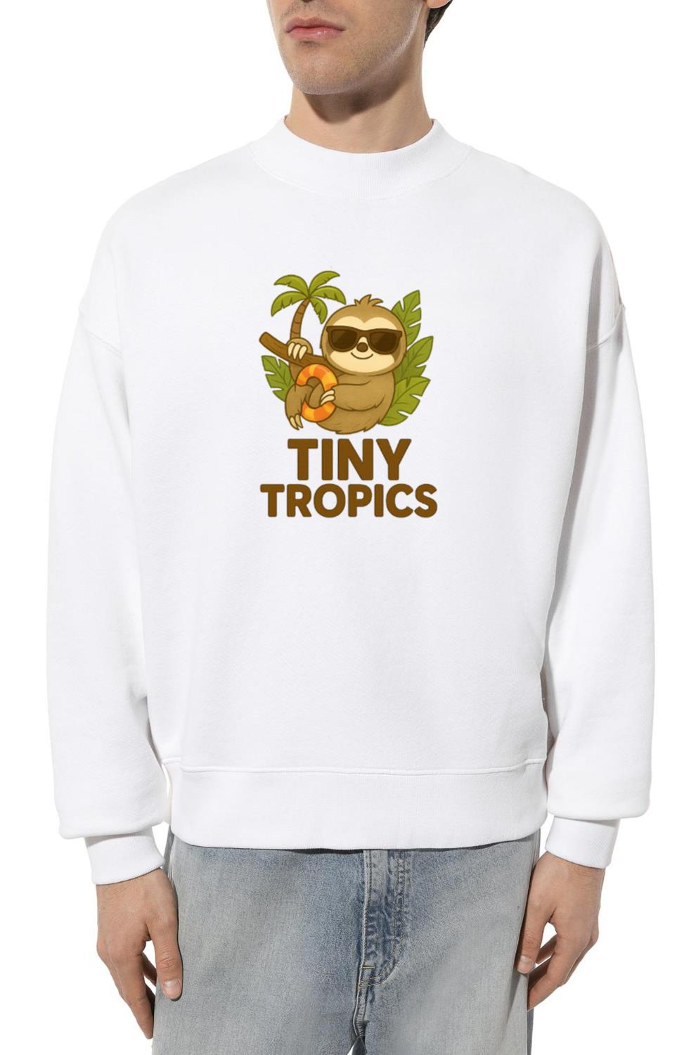 Tiny Tropics Sloth - Unisex Sweatshirt