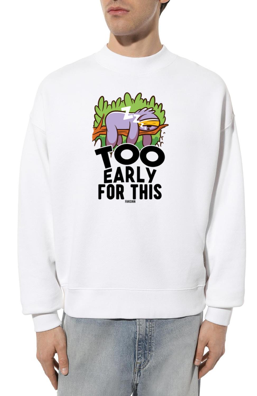 Tired sloth snore sloth - Unisex Sweatshirt