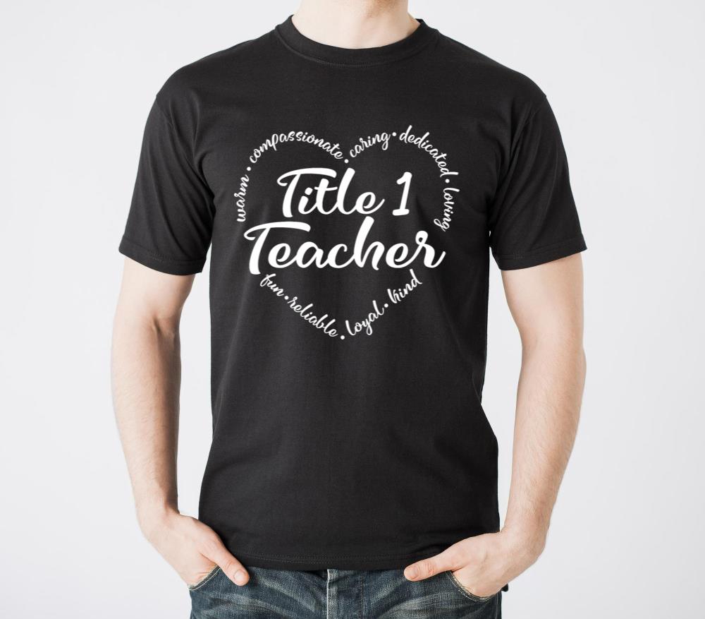 Title 1 teacher, title one teacher - Unisex Standard T-Shirt