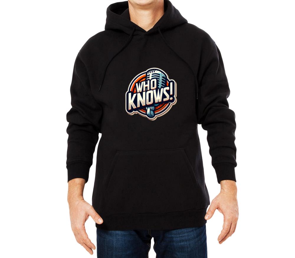 Title_ Who Knows Funny Microphone Design for Music - Unisex Hoodie