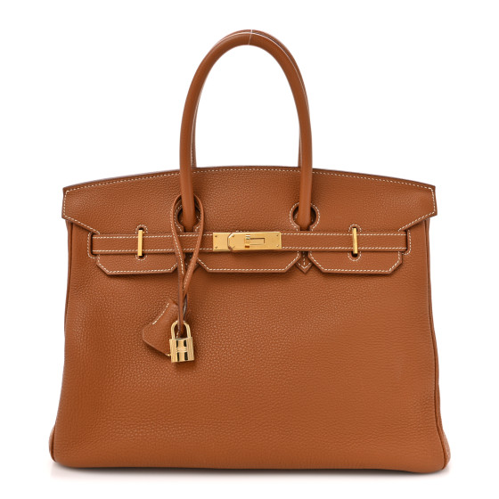Togo Birkin 35 Gold